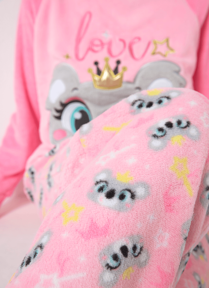 Pijama-Manga-Longa-Feminino-Soft-Coala-Princess