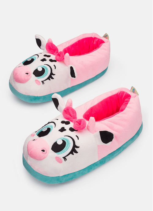 Pantufa Menina Teen Vaca