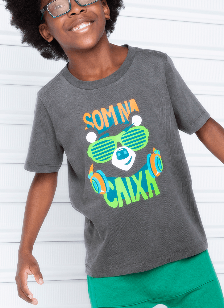 Camiseta-Infantil-Manga-Curta-Algodao-Guaxinim-Music