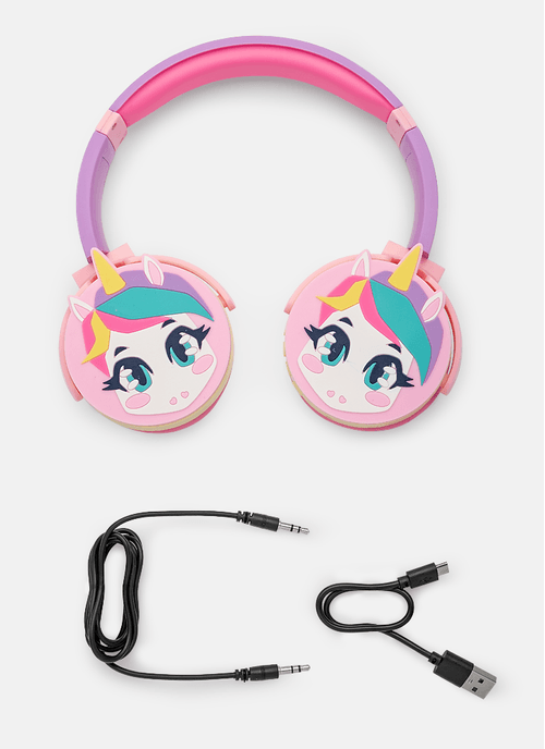 Fone de Ouvido Bluetooth Unicórnio Kawaii