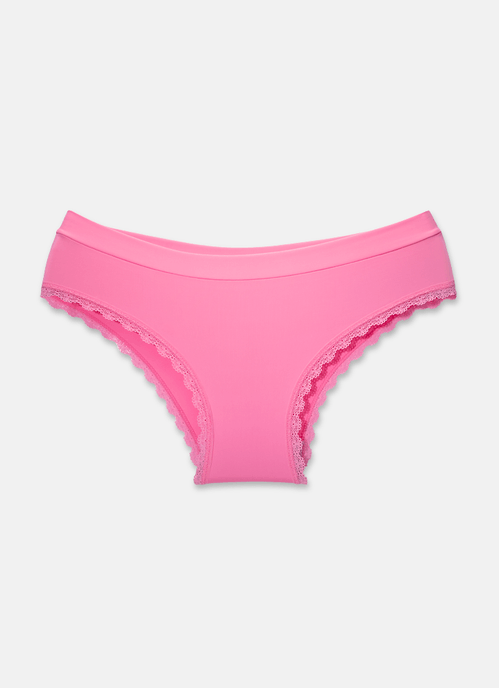 Calcinha Boneca Feminina Microfibra Rosa