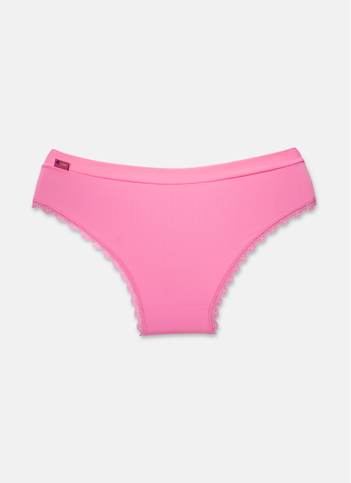 Calcinha Boneca Feminina Microfibra Rosa