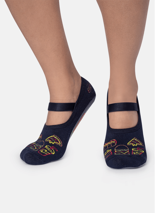 Meia Sapatillha Menino Emborrachada Burger