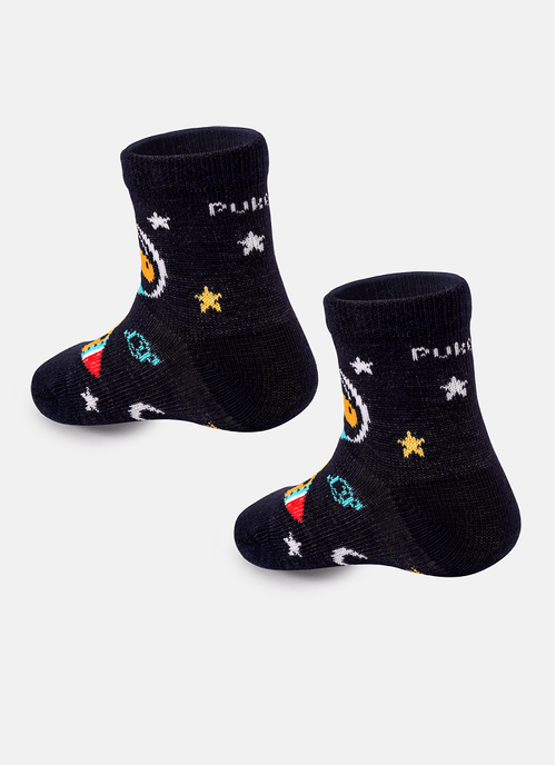 Meia Menino Soquete Cano Médio Girafa