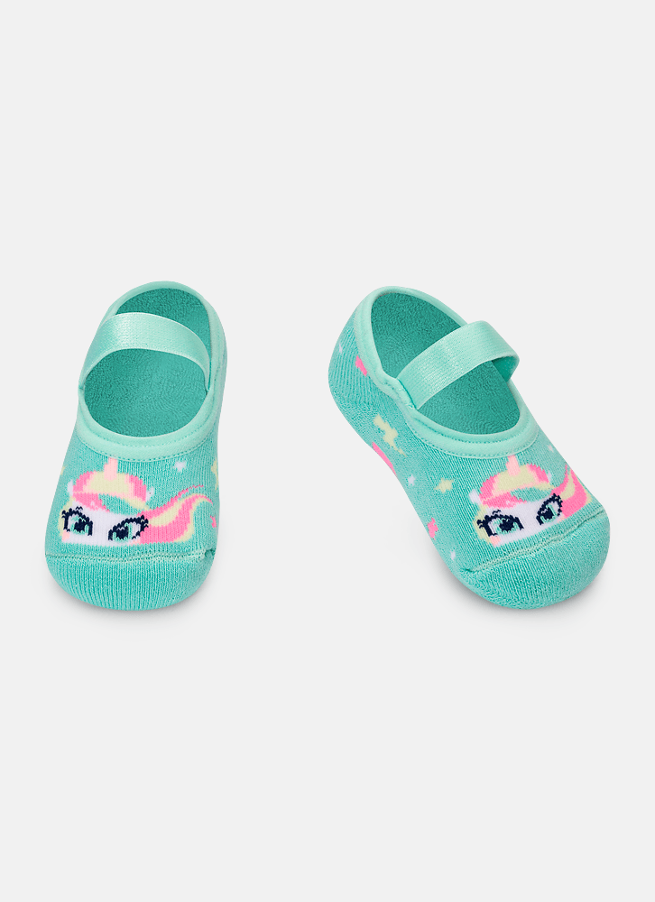 Meia-Sapatilha-Antiderrapante-Bebe-Menina-Unicornio