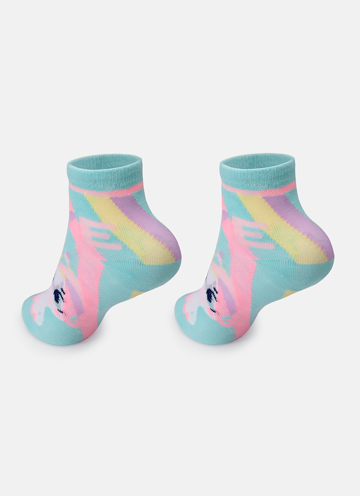 Meia-Menina-Soquete-Cano-Medio-Unicornio-Love