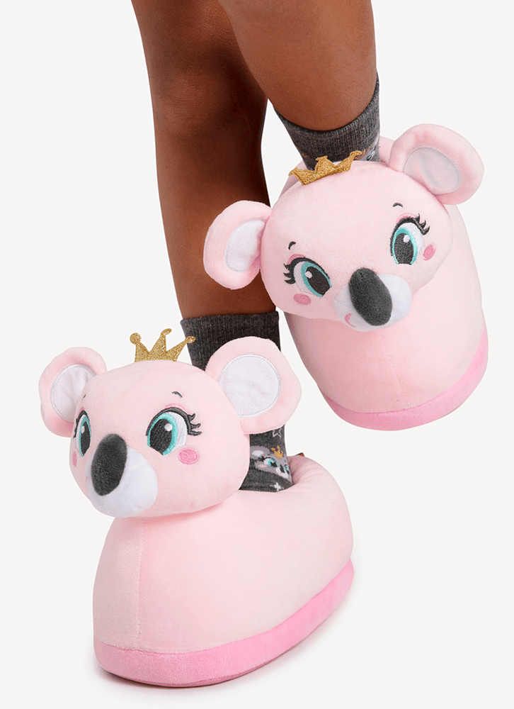 Pantufa-Menina-Coala-Princess