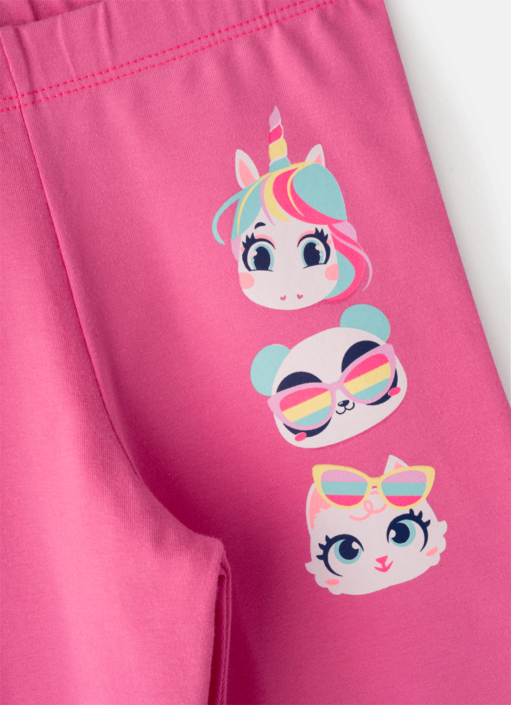 Calca-Legging-Infantil-Cotton-Multibichos-Lisa