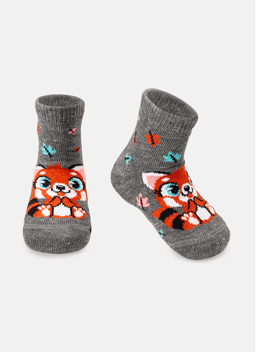 Meia Soquete Bebê Menina Raposa