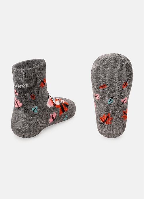 Meia Soquete Bebê Menina Raposa