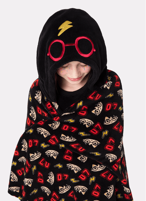 Manta com Capuz Soft Harry Potter