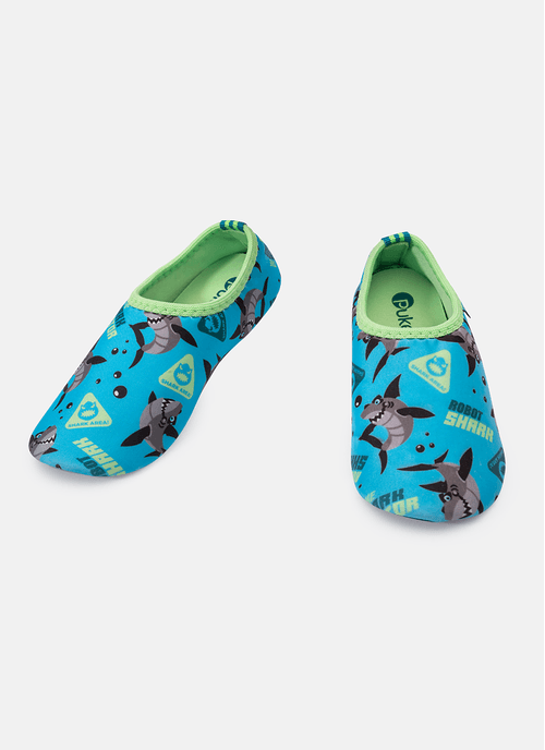 Tênis Sapatilha Menino Antiderrapante Tubarão Robô