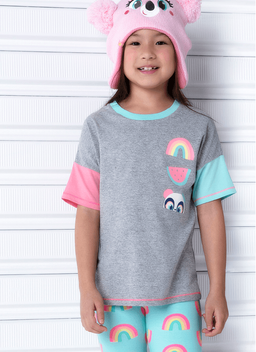 Camiseta Infantil Manga Curta Algodão Panda Summer