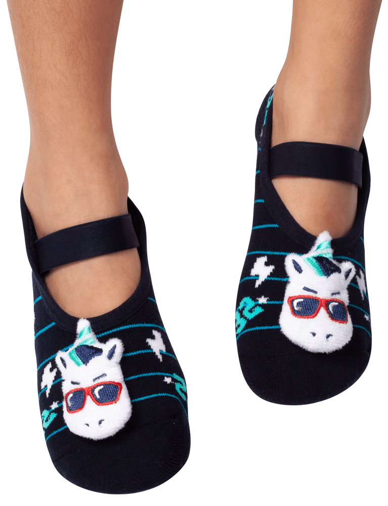 Meia-Menino-Sapatilha-Com-Antiderrapante-E-Aplique-Unicornio
