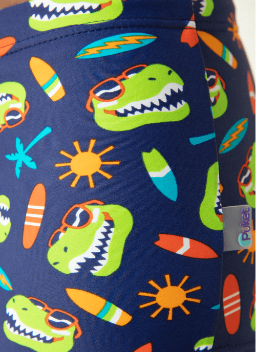 Sunga Boxer Menino Dino Surf