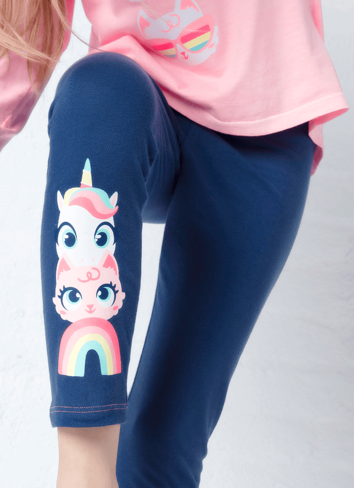 Calca-Legging-Infantil-Cotton-Unicornio-Cat
