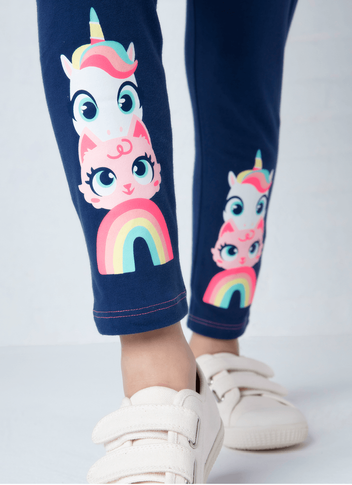 Calca-Legging-Infantil-Cotton-Unicornio-Cat