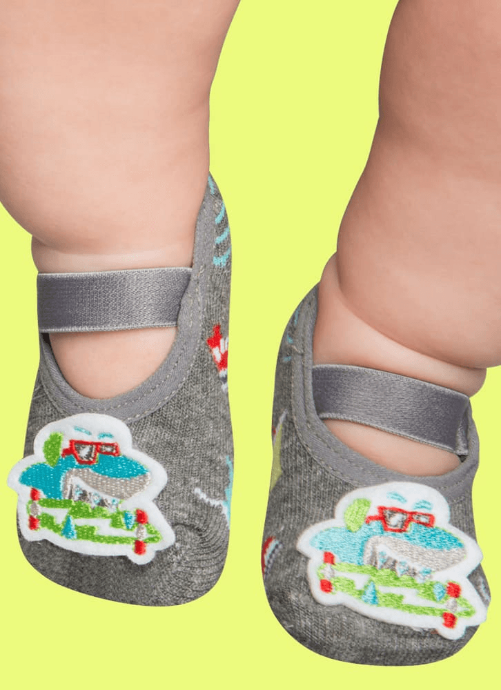 Meia-Sapatilha-Boneca-Com-Aplique-Recem-nascido