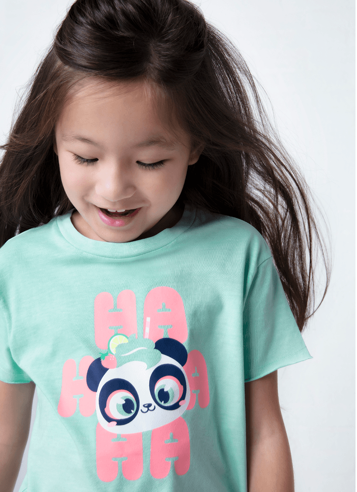 Camiseta-Infantil-Manga-Curta-Algodao-Panda-Shake