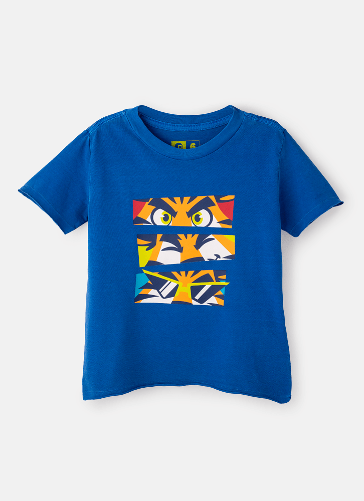 Camiseta-Infantil-Manga-Curta-Algodao-Tigre-Roar