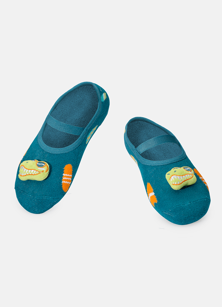 Meia-Menino-Sapatilha-Com-Antiderrapante-E-Aplique-Dino-Surf