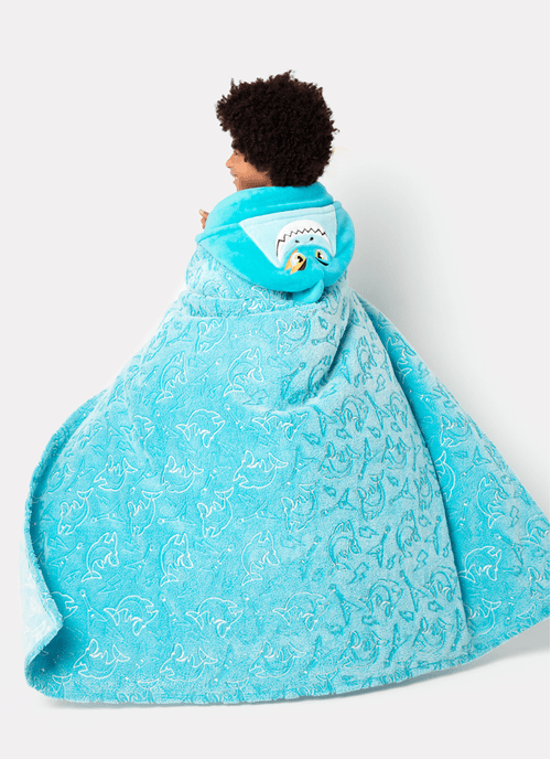 Manta com Capuz Soft Tubarão Rockstar