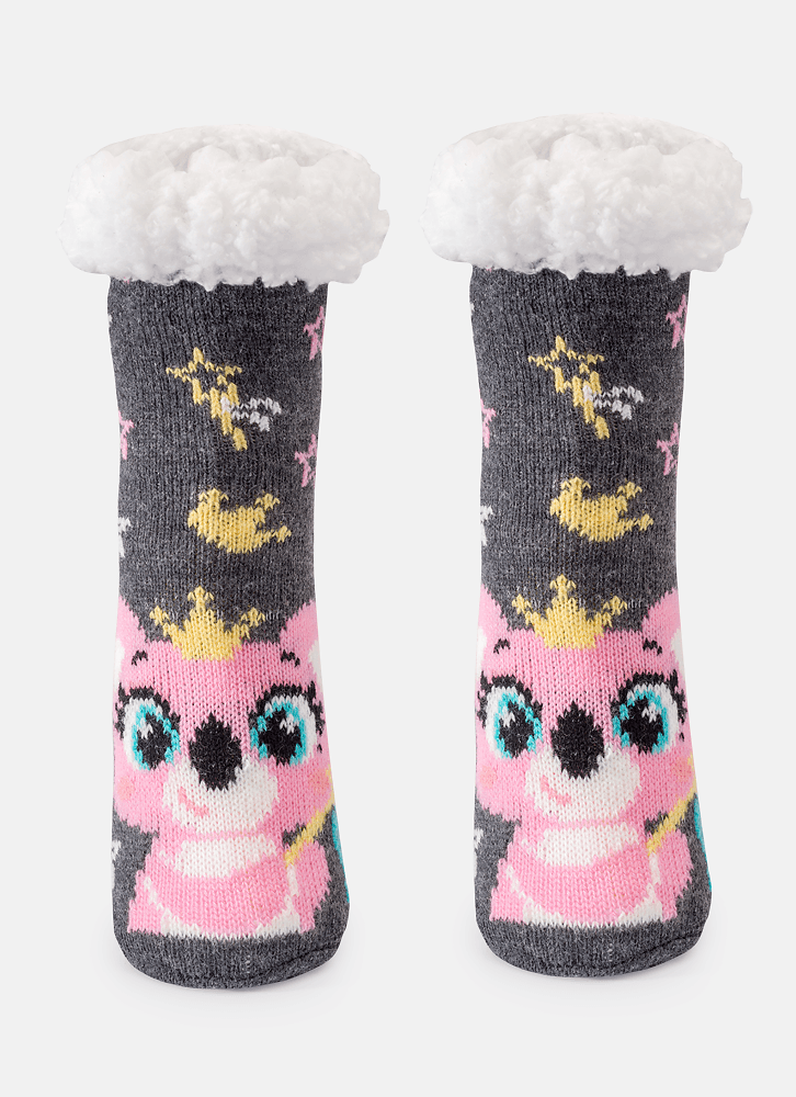 Meia-Botinha-Trico-Menina-Coala-Princess