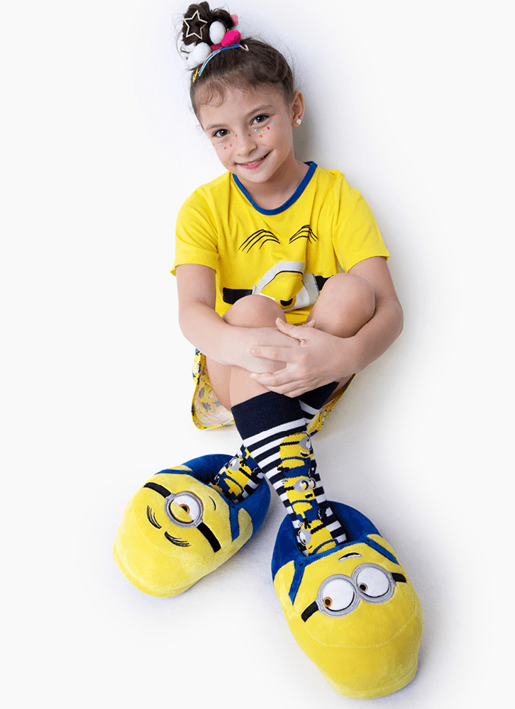 Pantufa-Infantil-Minions