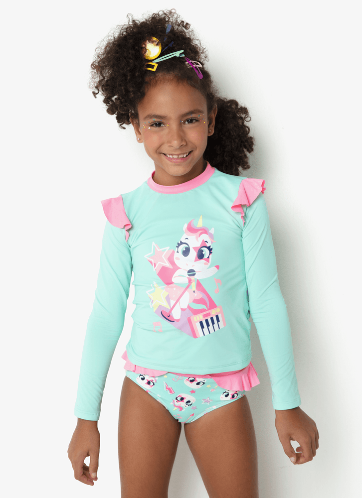 Camiseta-Manga-Longa-Com-Protecao-Solar-Menina-Unicornio-Popstar