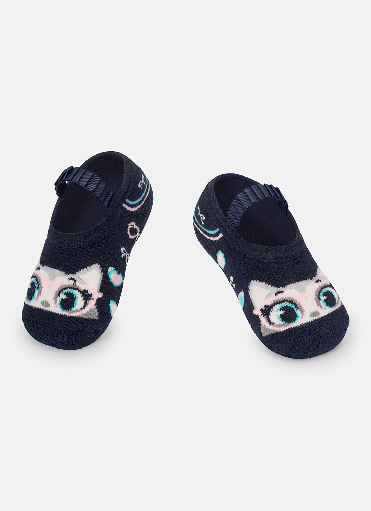 Meia-Sapatilha-Com-Antiderrapante-Bebe-Menina-Gata