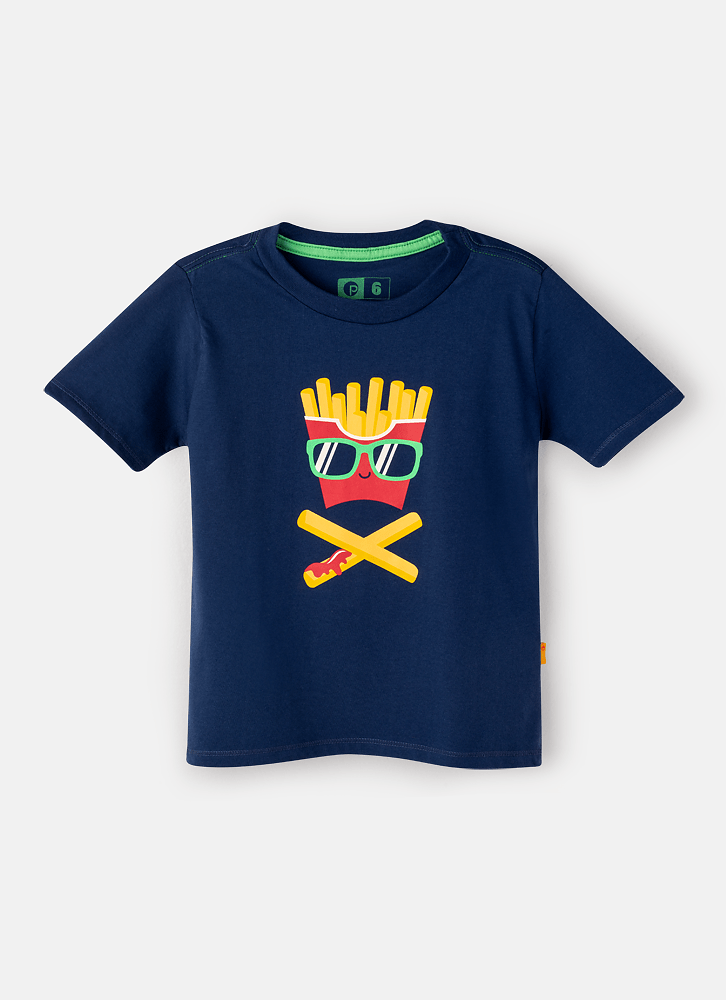 Camiseta-Infantil-Manga-Curta-Algodao-Junk-Food