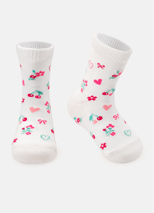 Meia Soquete Bebê Menina Ícones