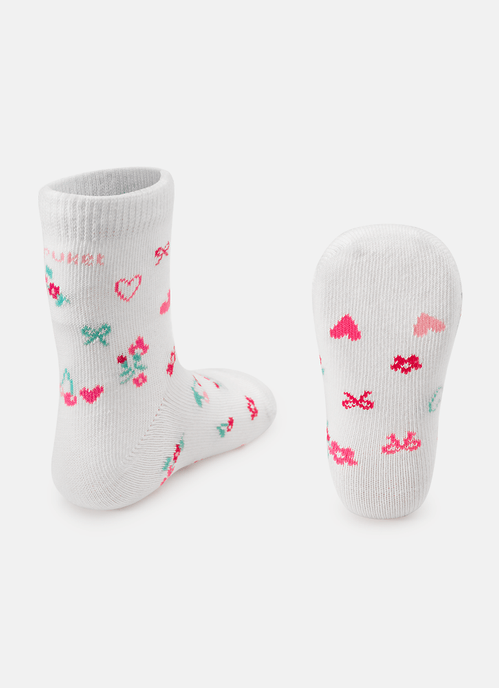 Meia Soquete Bebê Menina Ícones