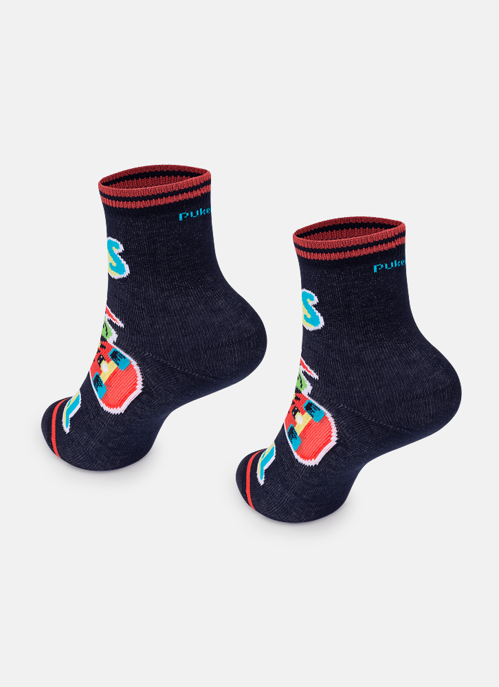 Meia-Soquete-Cano-Curto-Menino-Dinossauro-Skate