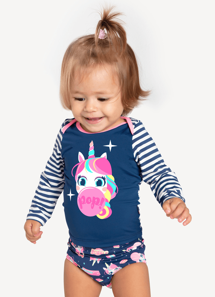 Conjunto-Camiseta-E-Calcinha-Com-Fps-50-Bebe-Menina-Unicornio-Shine
