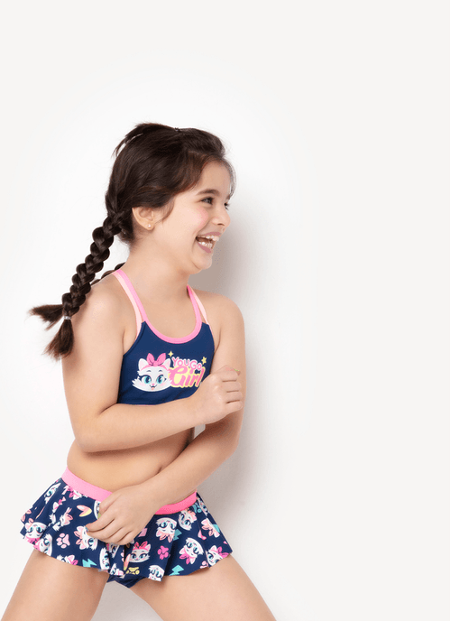 Biquíni Menina com Proteção Solar Gata Power
