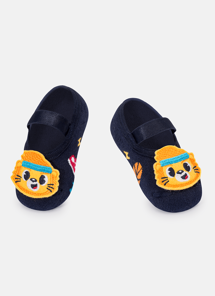 Meia-Sapatilha-Com-Antiderrapante-Bebe-Menino-Leao
