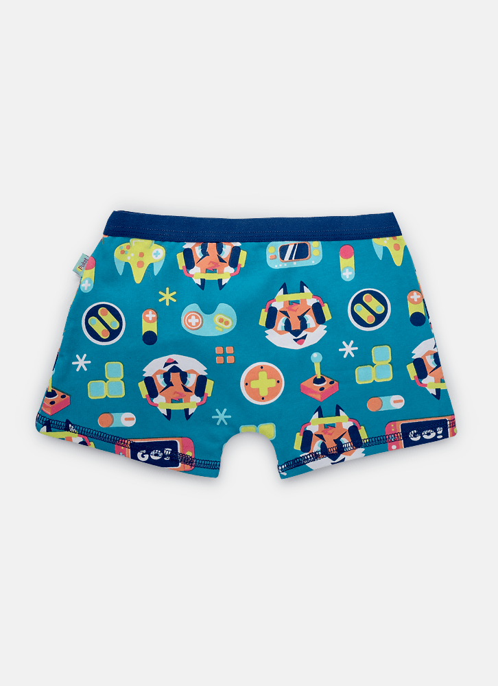 Cueca-Boxer-Menino-Algodao-Raposa-Gamer