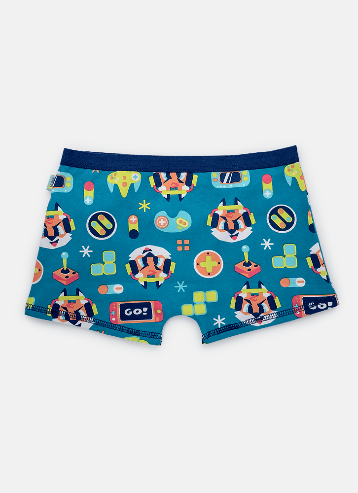 Cueca-Boxer-Menino-Teen-Algodao-Raposa-Gamer