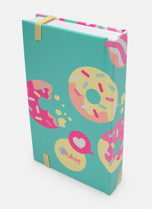 Caderno Pequeno Panda Donuts