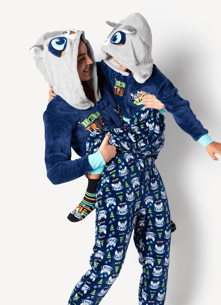 Macacao-Manga-Longa-Unissex-Infantil-Soft-Familia-Guaxinim