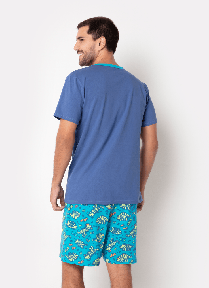 Pijama-Manga-Curta-Masculino-Algodao-Dinossauro-Fosseis