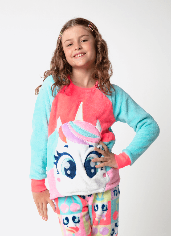 Pijama-Manga-Longa-Soft-Menina-Teen-Unicornio-Cherry