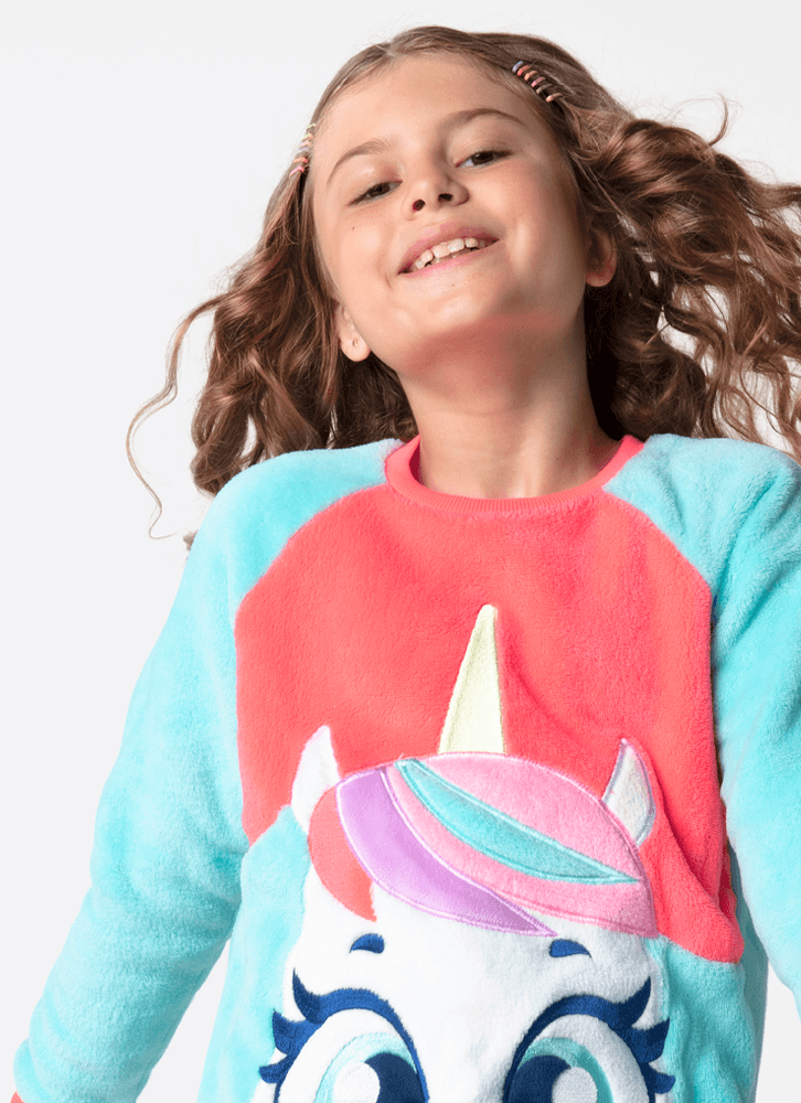 Pijama-Manga-Longa-Soft-Menina-Teen-Unicornio-Cherry