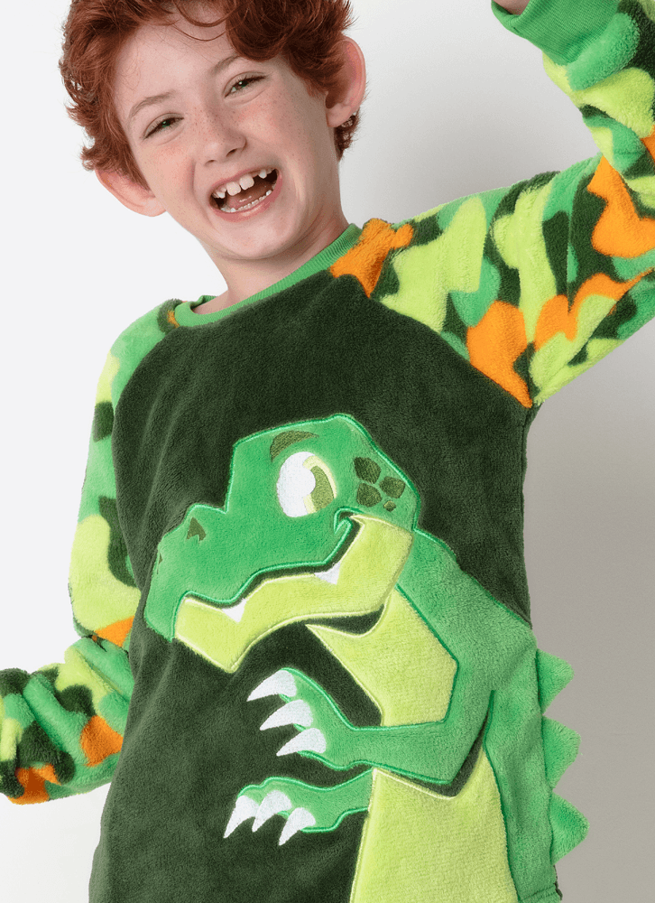 Pijama-Manga-Longa-Soft-Menino-Teen-Dino-Trio