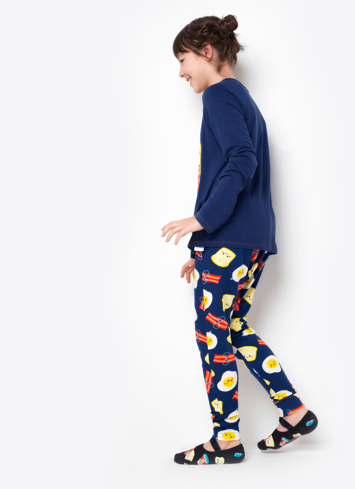 Pijama-Manga-Longa-Menina-Viscolycra-Familia-De-Bacon-A-Vida