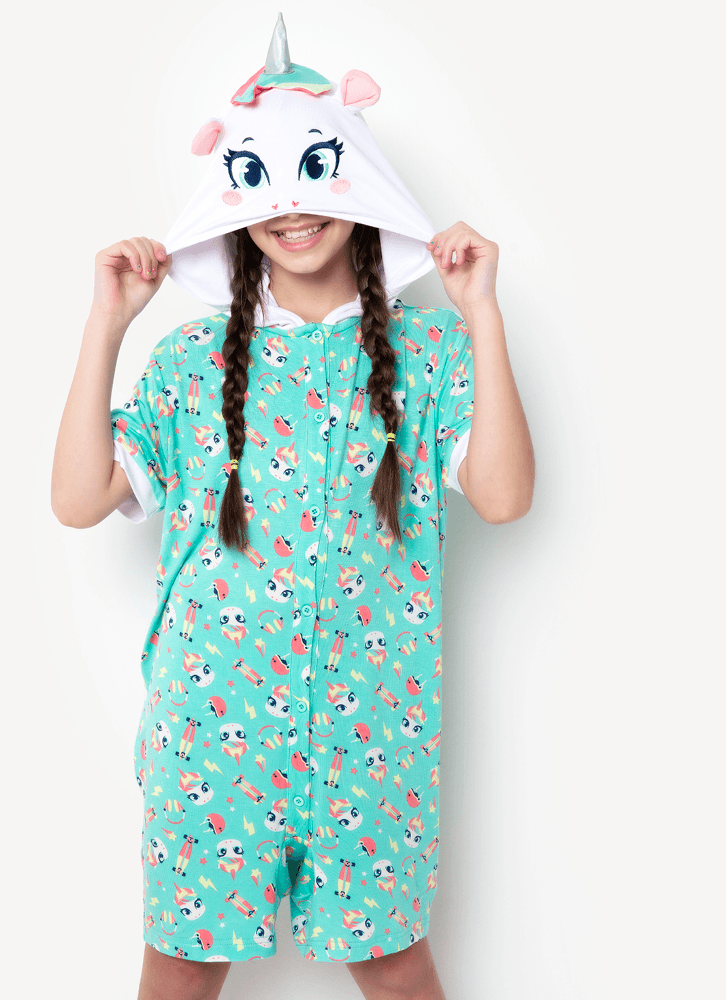 Macacao-Manga-Curta-Menina-Teen-Viscolycra-Unicornio-Skate