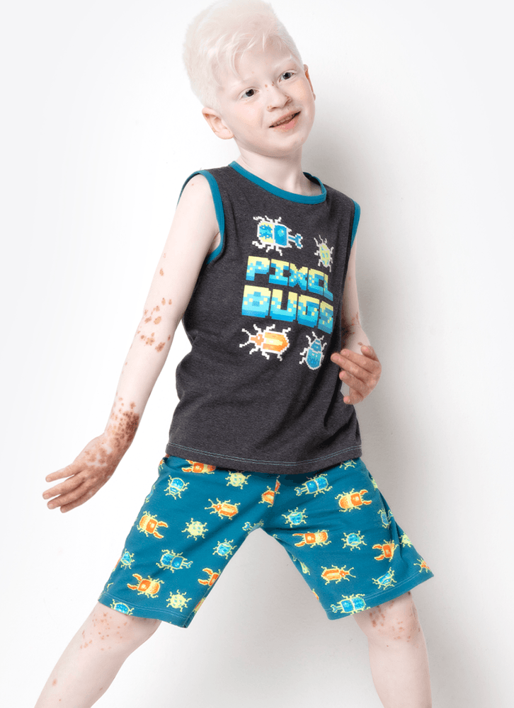 Pijama-Regata-Menino-Teen-Pixel-Bugs-Brilha-No-Escuro