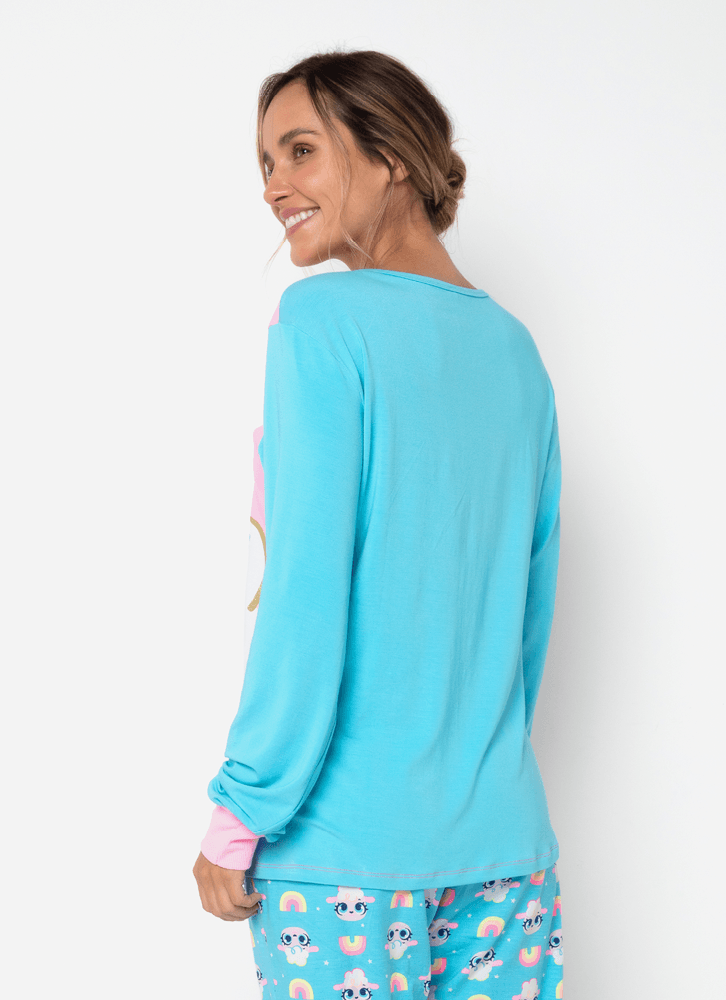 Pijama-Manga-Longa-Viscolycra-Feminino-Ovelha