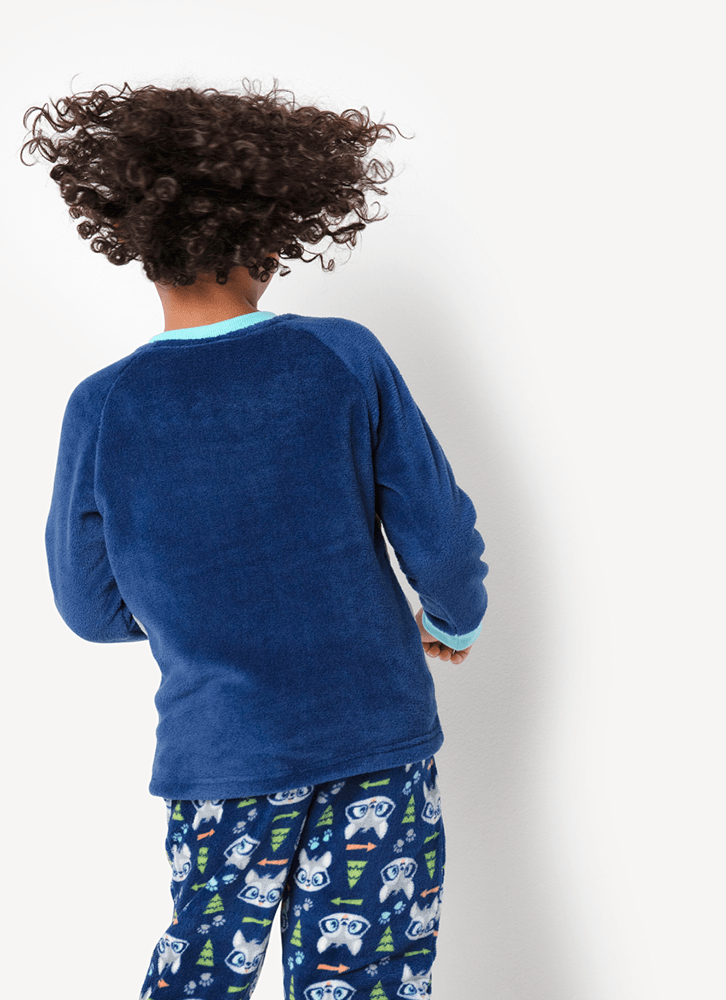 Pijama-Manga-Longa-Menino-Teen-Soft-Familia-Guaxinim